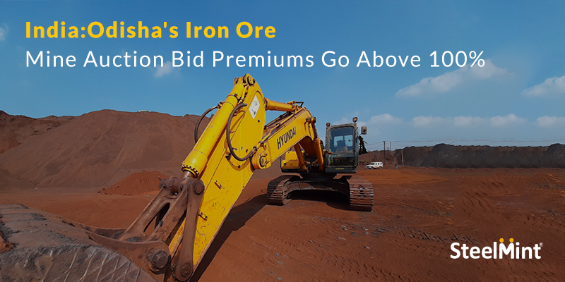 India: Odisha's Iron Ore Mine Auction Bid Premiums Go Above 100%